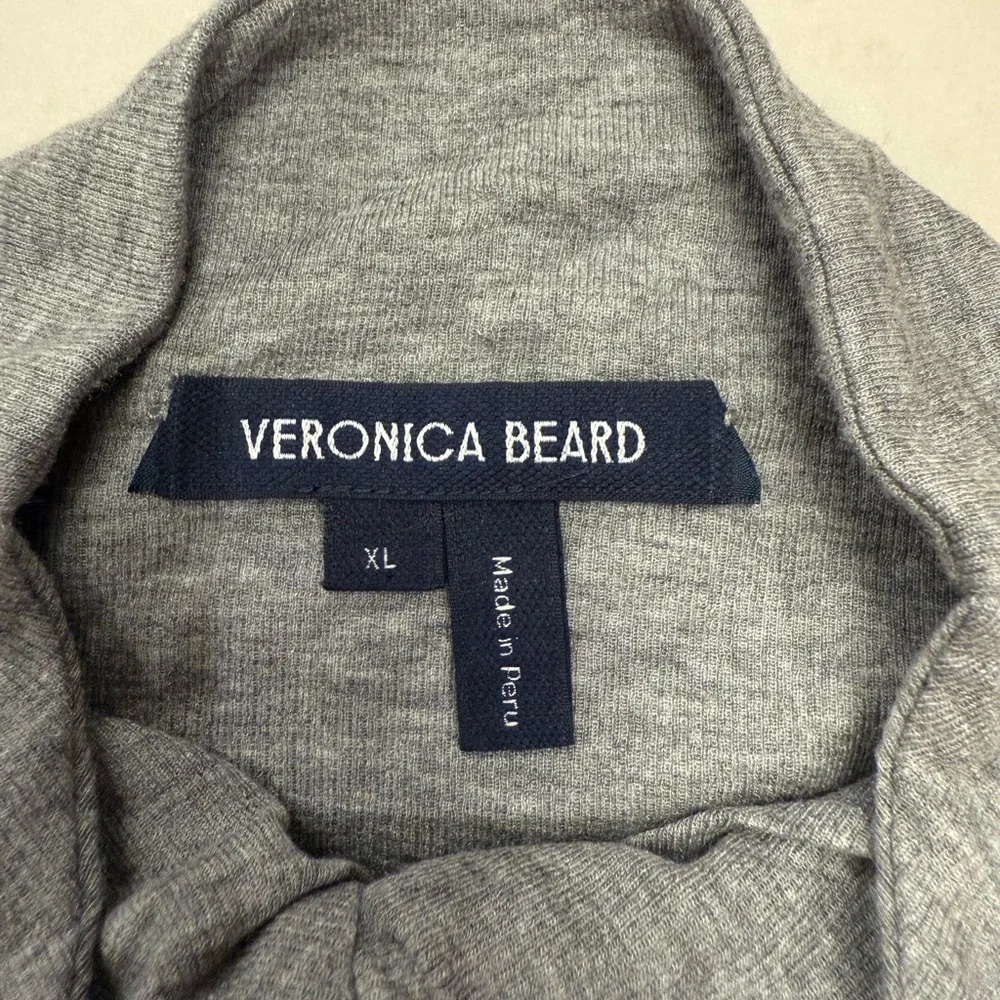 Veronica Beard Theresa Ruched Turtleneck - Picture 7 of 10